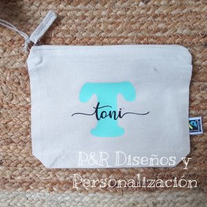 Neceser-marcasitio beig/verde