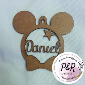 Bola navidad madera mod. mickey