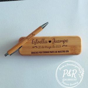 Bolígrafo personalizado para testigo de boda
