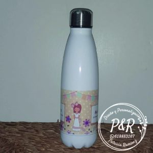Botella aluminio mod. niña comunión 1