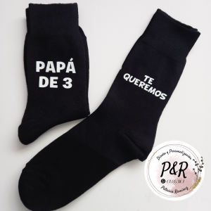 Calcetines hombre mod. "Papá de 3"