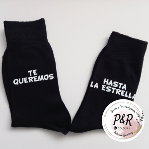 Calcetines hombre mod. "Te queremos hasta la estrella"