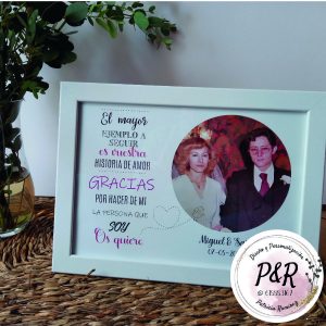 Lámina personalizada especial padres