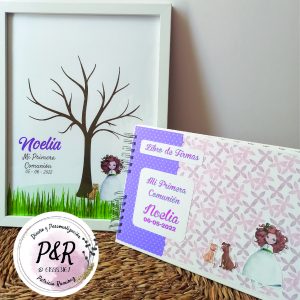 Pack especial dedicatorias comunión "Amante de los perros"