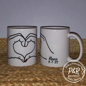 Pack tazas manos corazón