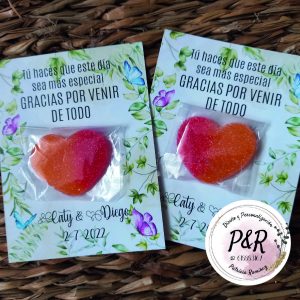 Tarjeta de agradecimiento mariposas