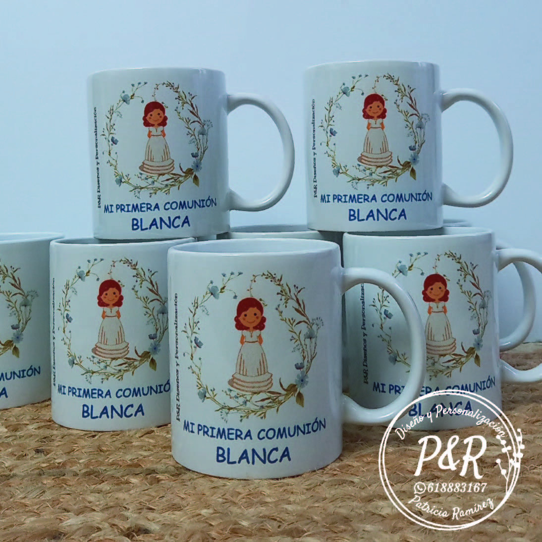 Taza comunión Blanca - Imagen 2