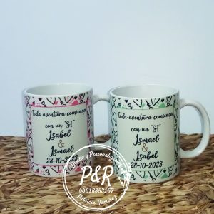 Pack tazas "Todo comienza con un SI"