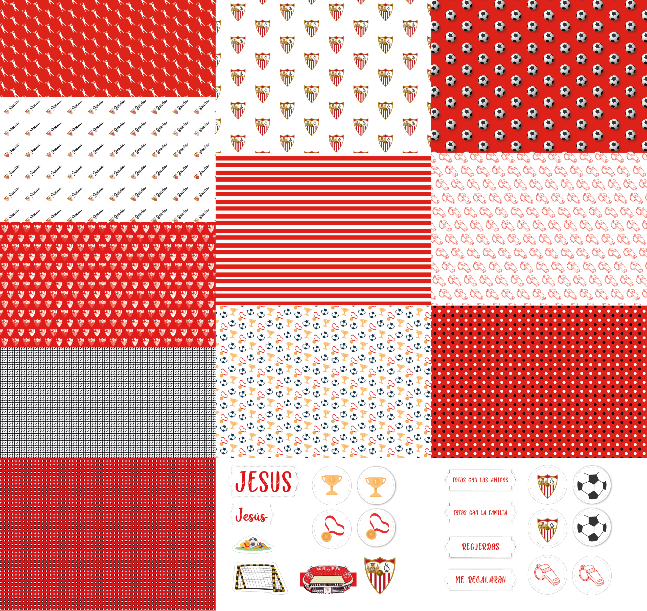 Colección scrap "Forofos del Sevilla FC"
