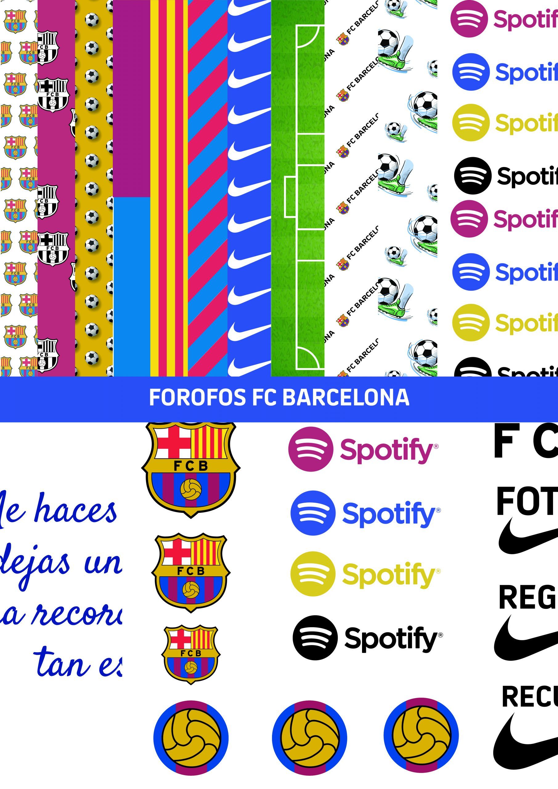 Colección scrap "Forofos del FC Barcelona"