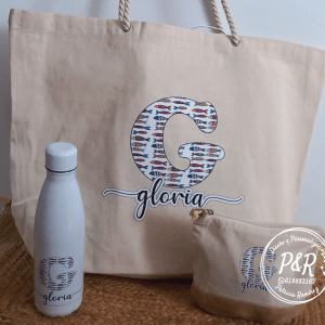 Pack Bolso, Neceser y botella Sandi Peces