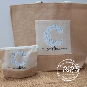 Pack Bolso y Neceser Gavia Azul