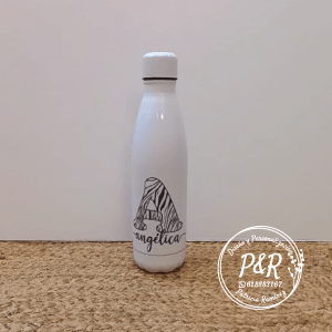 Botella aluminio Inicial Cebra