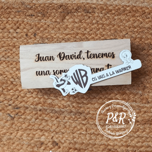 Llave personalizada para regalo de viaje a la Warner - Silvestre
