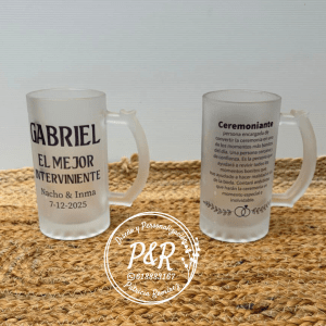 Jarra para cerveza efecto hielo mod.  Ceremoniante