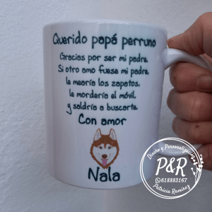 Taza "Querido papá perruno"
