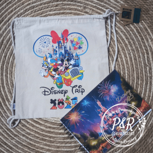 Pack libro de firmas para personajes Disney más mochila